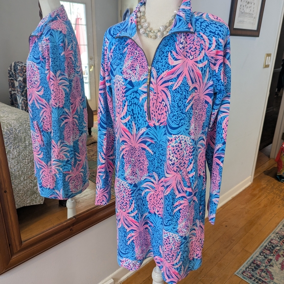 Lilly Pulitzer Dresses & Skirts - NWOT Lilly Pulitzer Skipper Blue and Pink Long Sleeve Dress